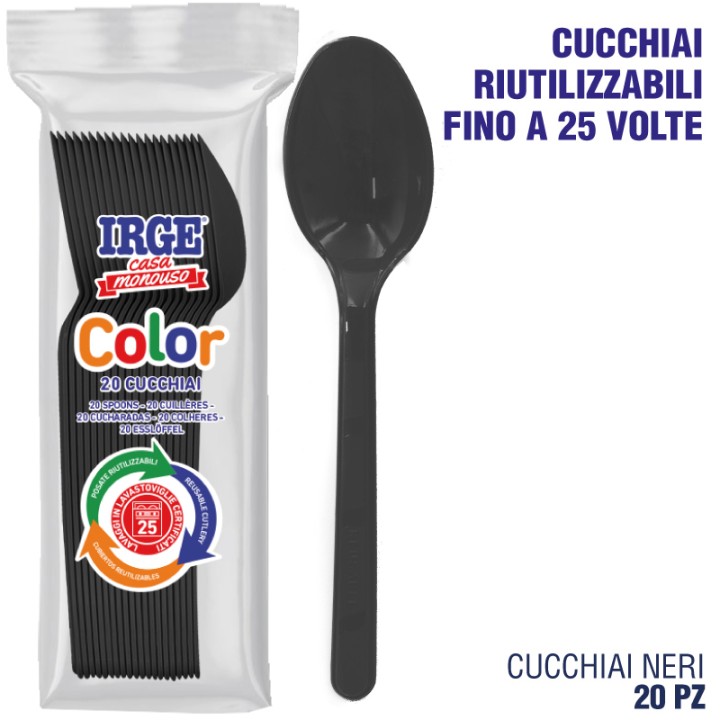 CDK CUCCHIAIO PP NERO 20 PZ