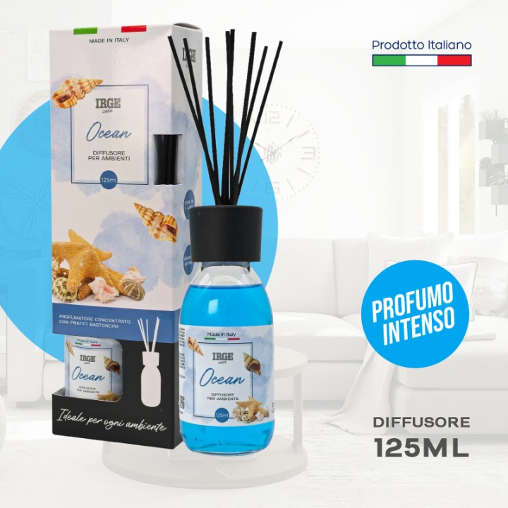 CFG DIFFUSORE IRGE AMB. 125 ML OCEAN C/BASTONCINI
