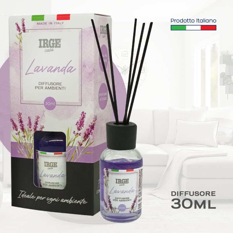 CAT DIFFUSORE AMB. 30 ML LAVANDA C/BASTONCINI