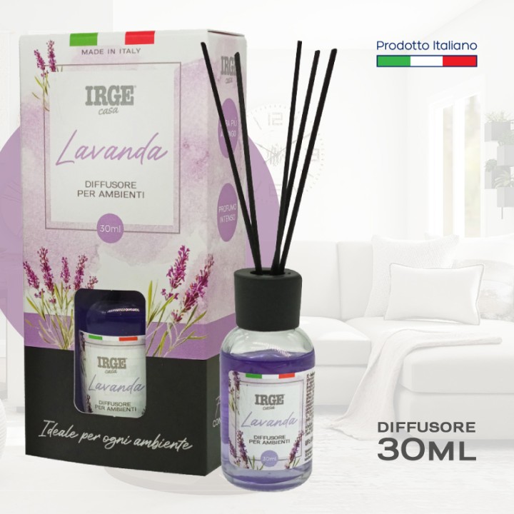CAT DIFFUSORE AMB. 30 ML LAVANDA C/BASTONCINI