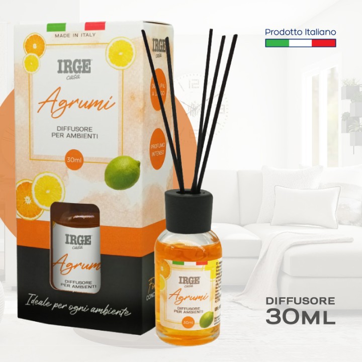 CAS DIFFUSORE AMB. 30 ML AGRUMI C/BASTONCINI