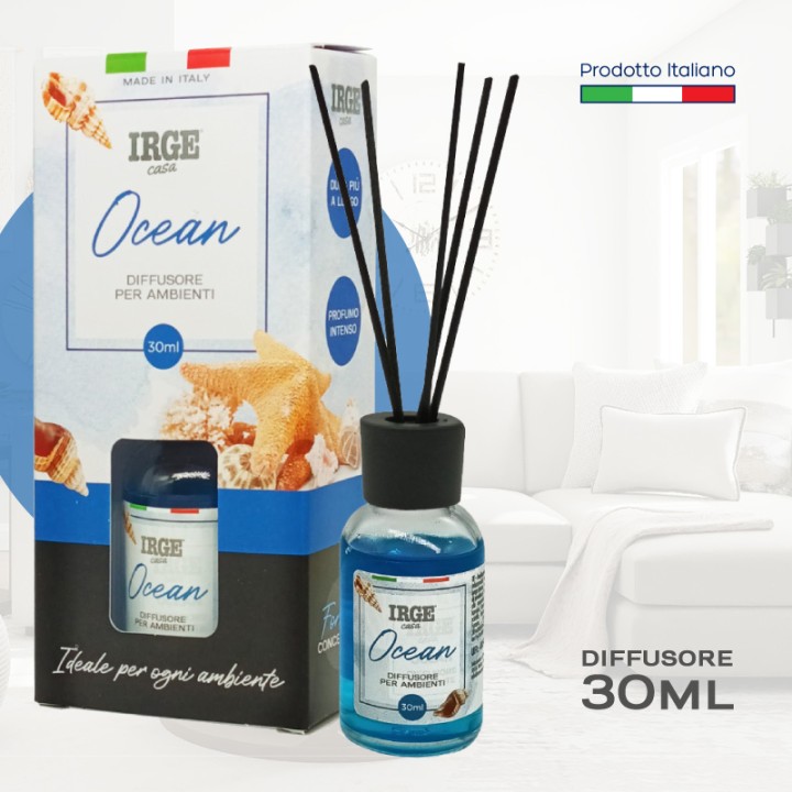 CAZ DIFFUSORE AMB. 30 ML OCEAN C/BASTONCINI