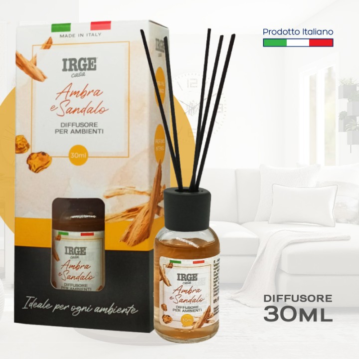CDA DIFFUSORE AMB. 30 ML SANDALO C/BASTONCINI