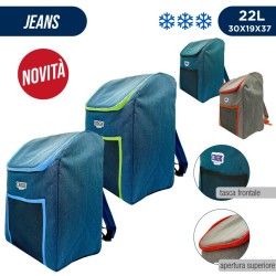 BEA ZAINO TERMICO JEANS 22L 30X19X37