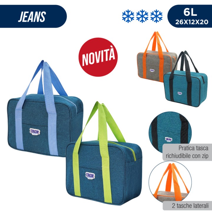ANA VALIGETTA TERMICA JEANS 6L 26X12X20
