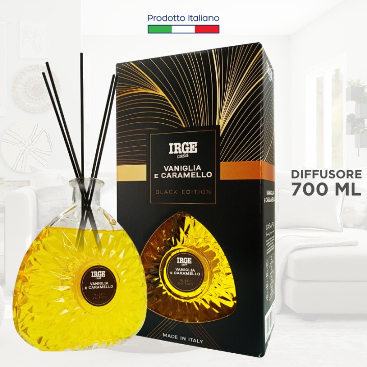 CLO DIFFUSORE IRGE 700 ML VANIGLIA/CA C/BASTONCINI