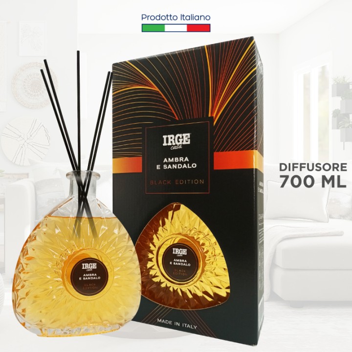 CLJ DIFFUSORE IRGE 700 ML AMBRA/SANDA C/BASTONCINI