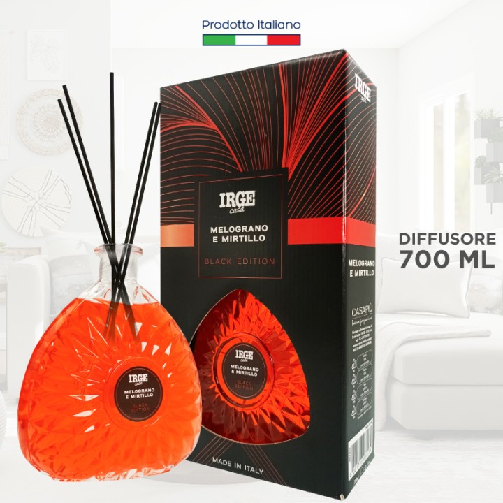 CLL DIFFUSORE IRGE 700 ML MELOGR/MIRT C/BASTONCINI