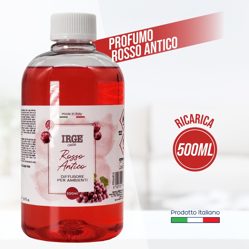 EBQ DIFFUSORE RICARICA 500 ML ROSSO