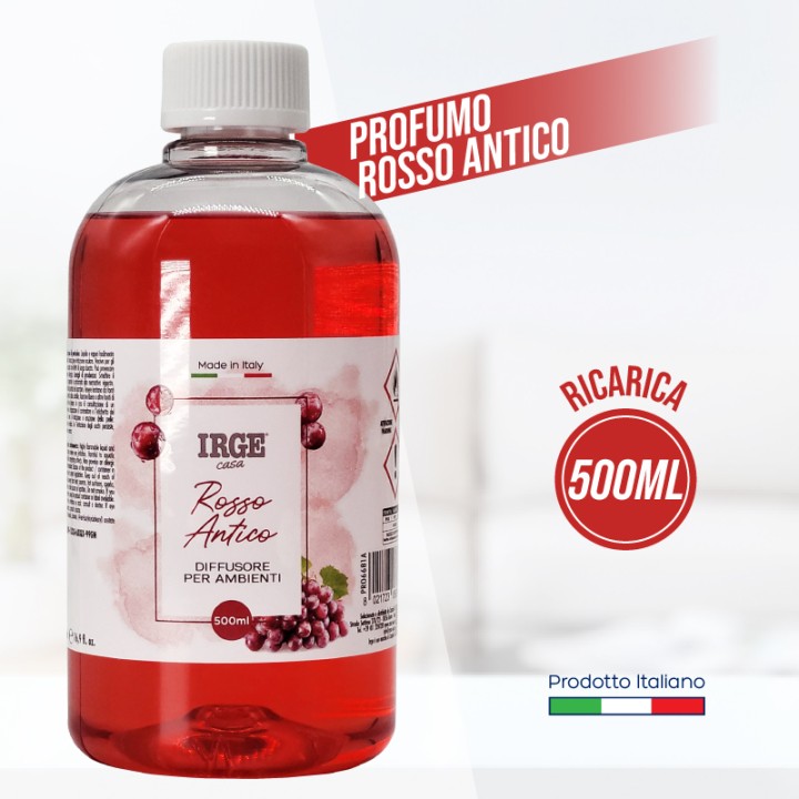 EBQ DIFFUSORE RICARICA 500 ML ROSSO