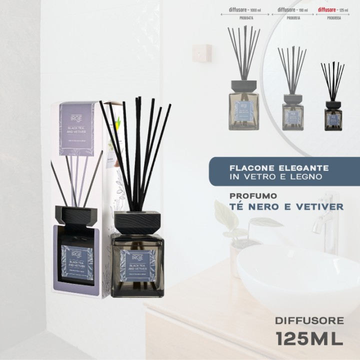 CAF DIF.125ML IRGE BLACK TEA AND VETIVER