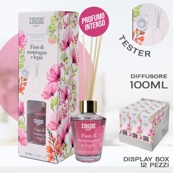 CHK DIFF 100ML VASO C/AST LEGNO&FIORI