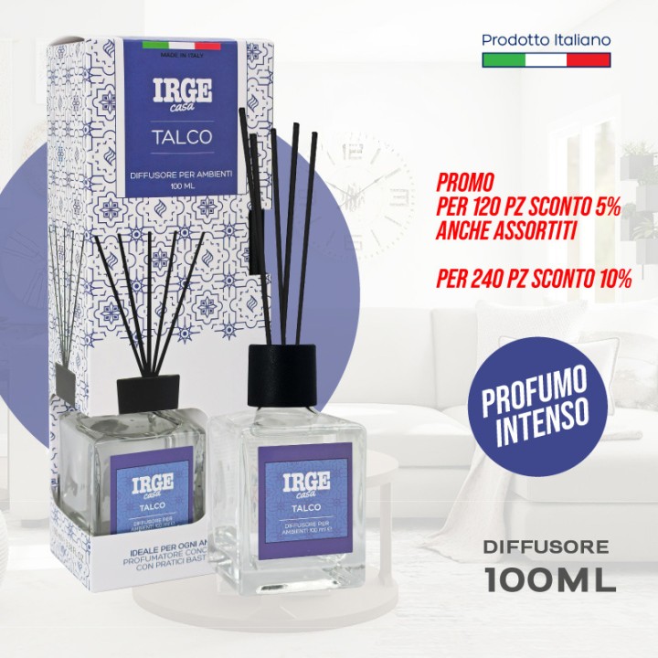 CGF DIFF CUBO 100ML MAIOLICHE TALCO BASTONCINI
