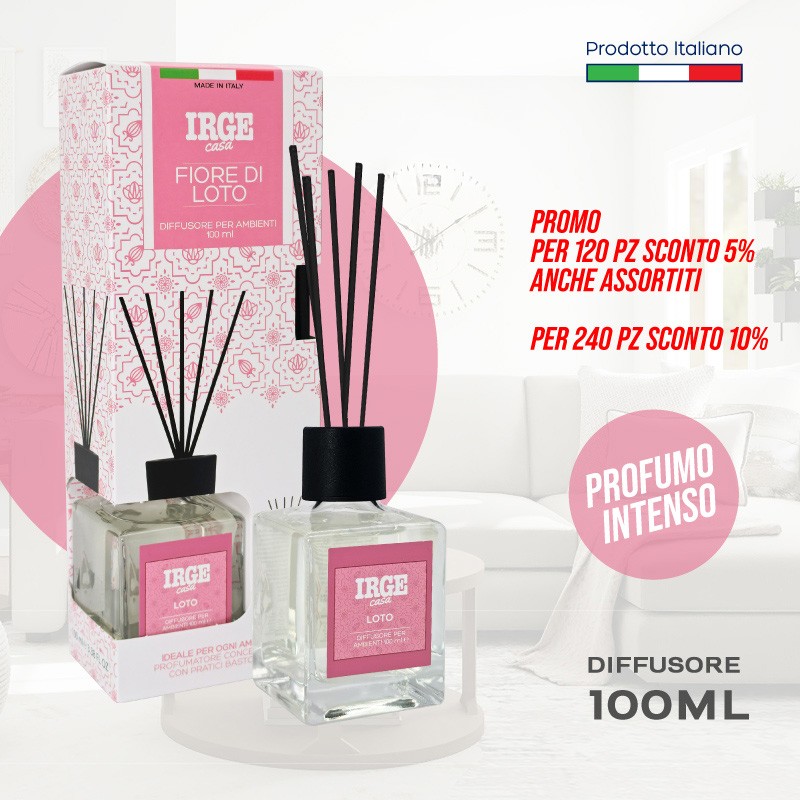 CGC DIFF CUBO 100ML MAIOLICHE F. LOTO BASTONCINI