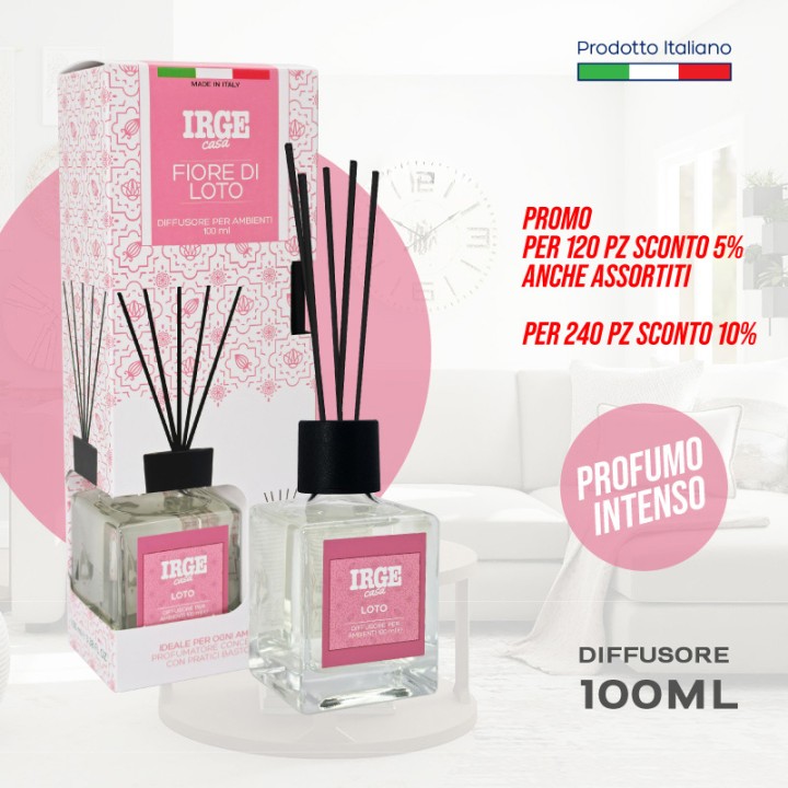 CGC DIFF CUBO 100ML MAIOLICHE F. LOTO BASTONCINI
