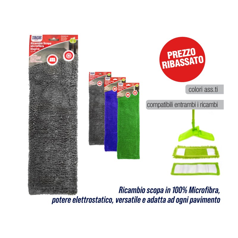 BNH SCOPA MAGICA IRGE RICAMB. MICROFIBR