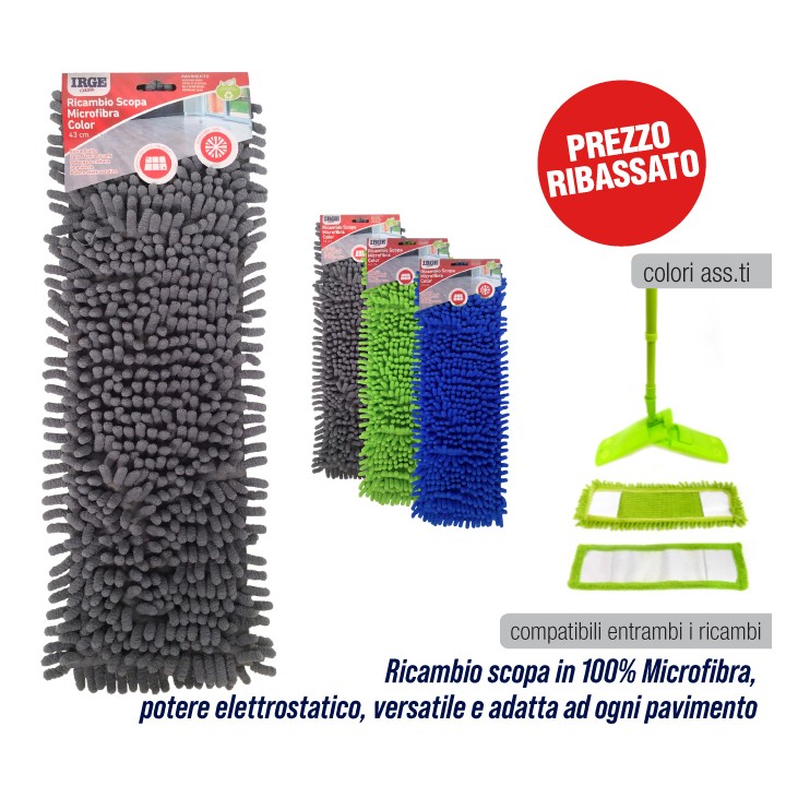 BNK SCOPA MICROFIBR IRGE COLOR RICAMBIO