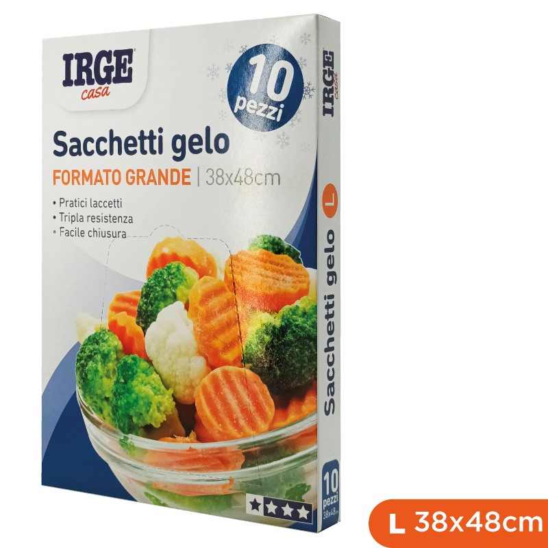 BMM SACCHETTI GELO IRGE 38X48CM 10PZ