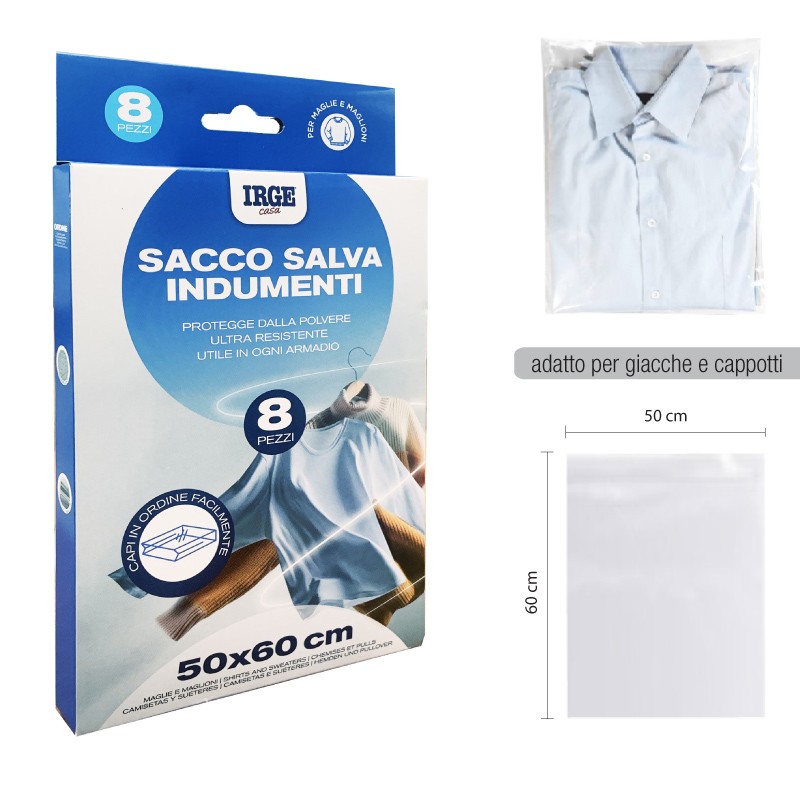 CDN SACCO SALVA INDUMENTI 50x60 8PZ