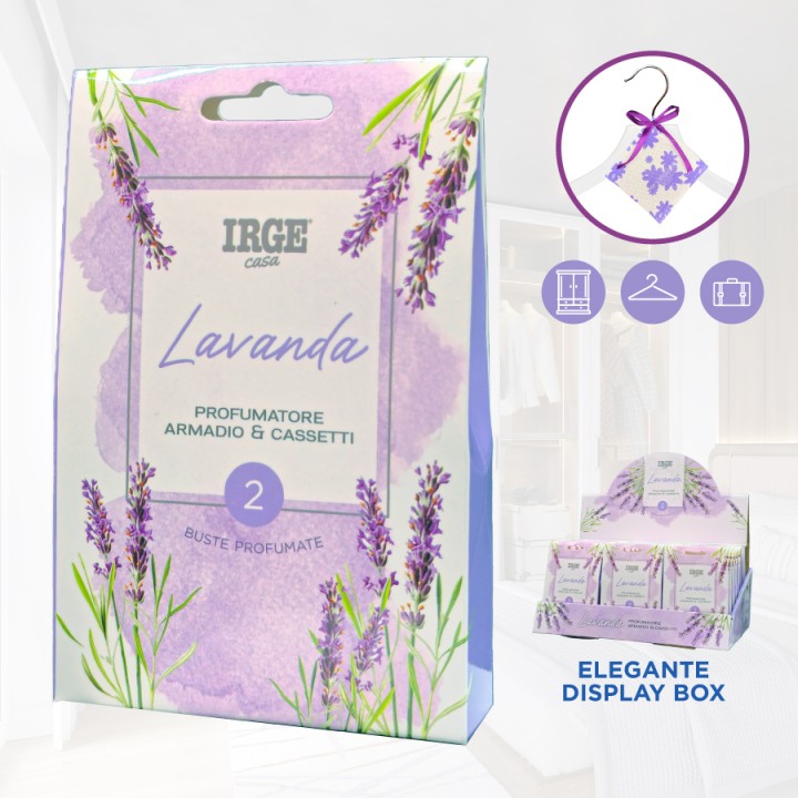 BLH SACCHETTI PROFUM  2PZ IRGE LAVANDA