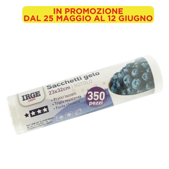 AAL SACCHETT GELO IRGE ROTOLO 23X32 350P