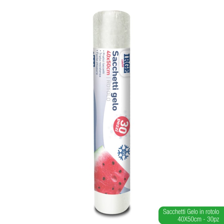 CAA SACCHETTI GELO IRGE ROTOLO 40x50 30P