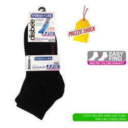 ATD CALZA RELAX ALTA 3PZ NERO S/M