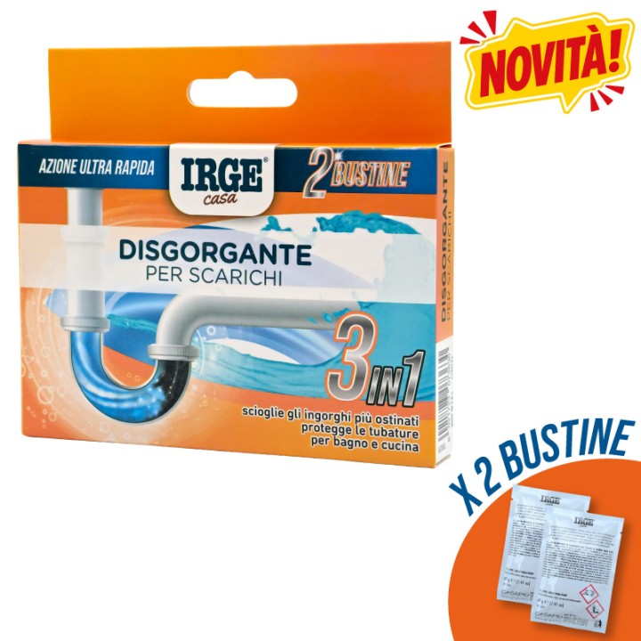 CBB DISGORGANTE PER SCARICHI 2x40gr