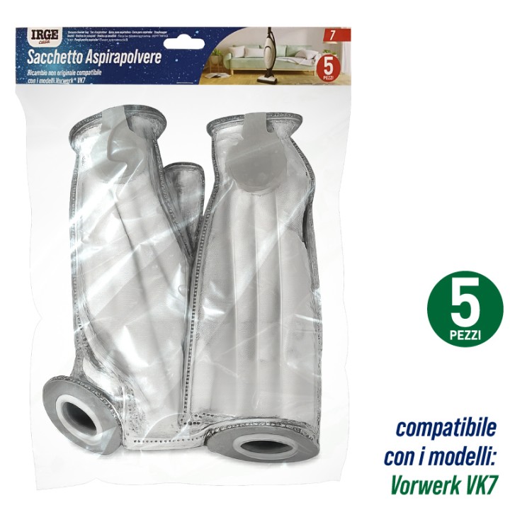 ABW SACCO ASPIRAPOLVERE VK7 5PZ