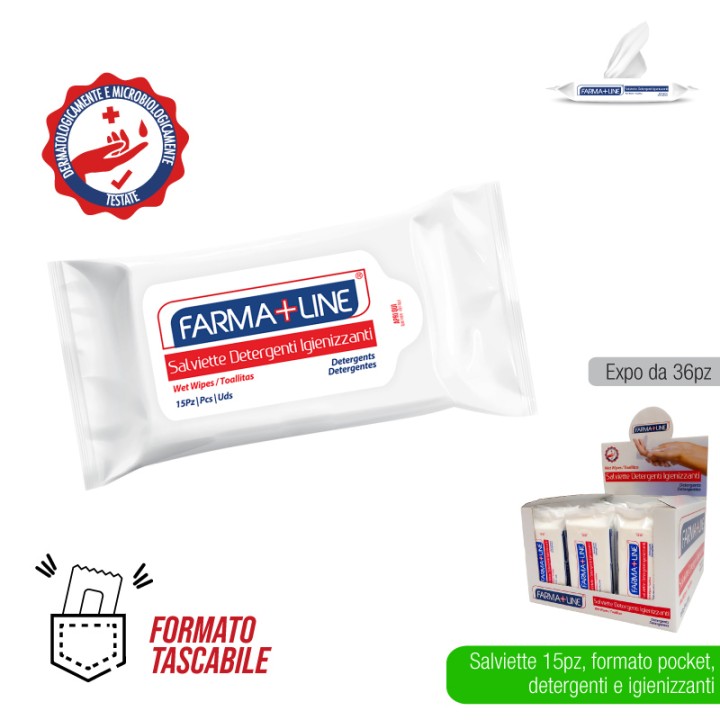 ABR SALVIETTE IGIENIZZ. 15PZ FARMALINE