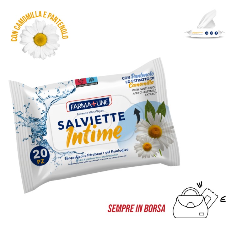ADL SALVIETTE FARMA T INTIME 20 PZ ALOE