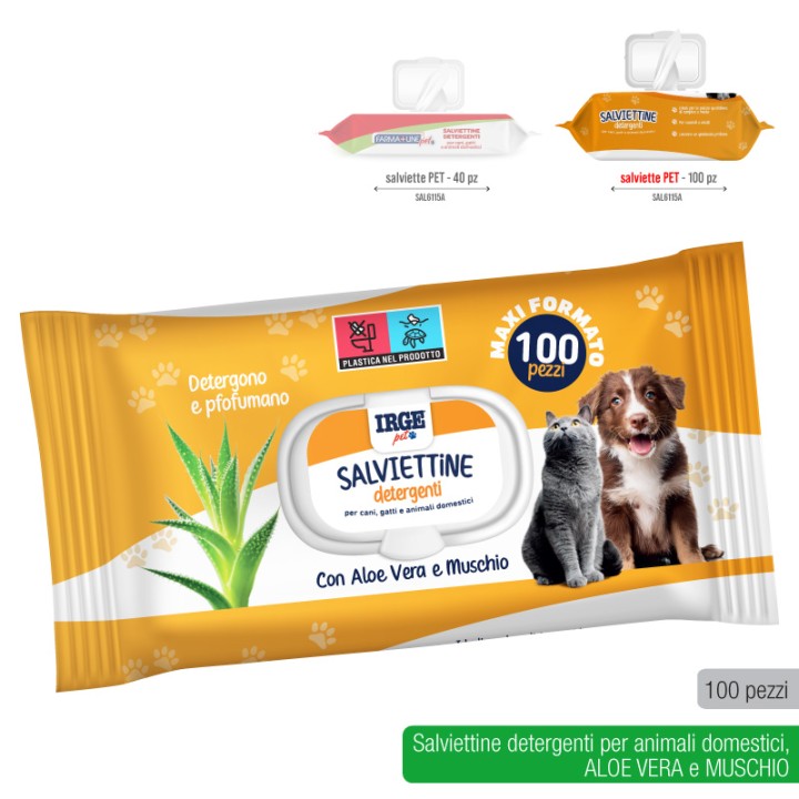 ABU SALVIETTE PROFUMATE 100PZ PET