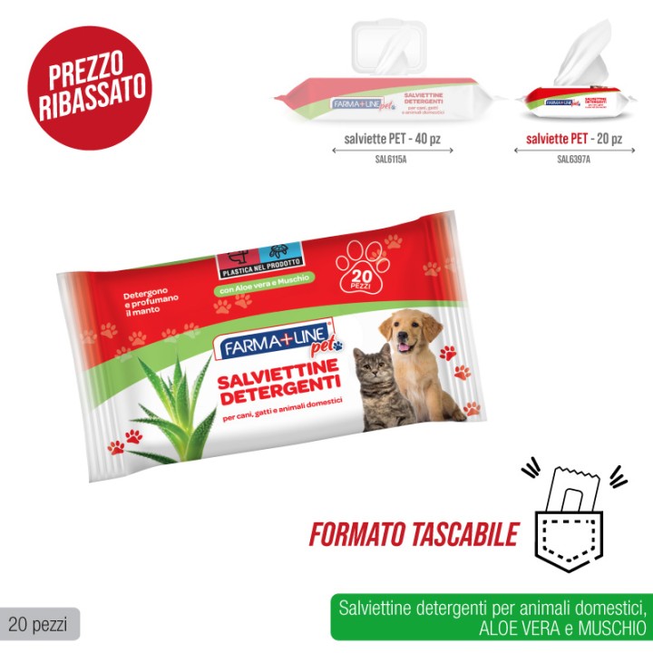 ABR SALVIETTE PROFUMATE 20PZ PET