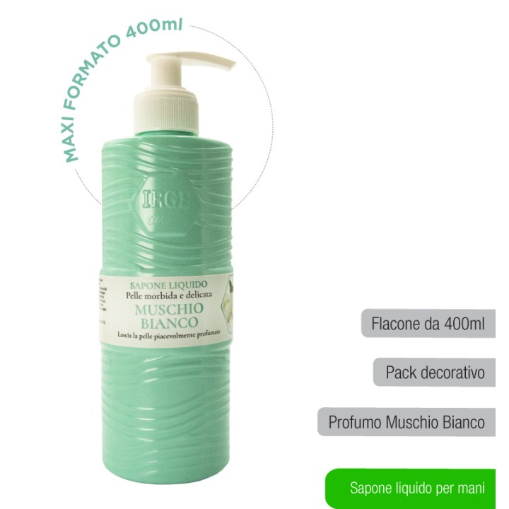 ADV SAPONE MANI 400 ML MUSCHIO BIANCO