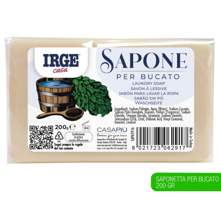 AGL SAPONETTA BUCATO 200GR