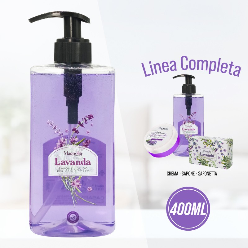 BCA MAGNOLIA SAPONE LIQ. LAVANDA 400ML