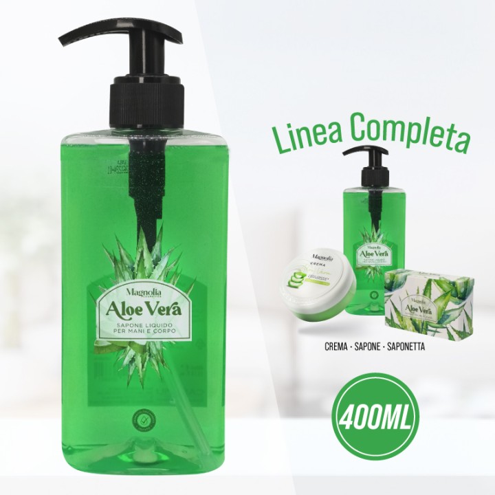 BAA MAGNOLIA SAPONE LIQ. ALOE VERA 400ML