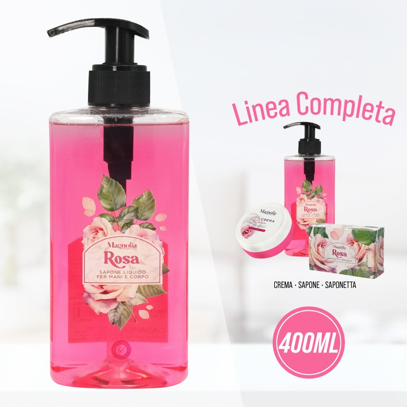 BDA MAGNOLIA SAPONE LIQ. ROSA 400ML