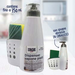 BEI DISPENSER SAPONE PIATTI+PORTA SPUGNA