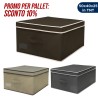 CDW SCATOLA PORTAINDUMENTI  TNT COLORI A CONTRASTO 50X40X25