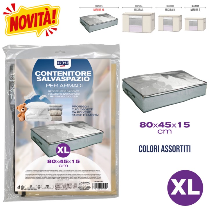 CDW CONTENITORE SALVASPAZIO 80X45X15CM
