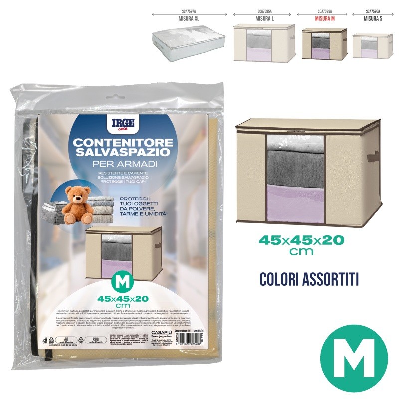 CDW CONTENITORE SALVASPAZIO 45X45X20CM
