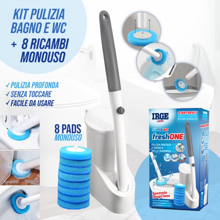 EBN  SCOPINO WC CON SPUGNE USA E GETTA