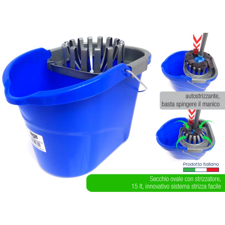 CDG SECCHIO C/STRIZZATOR IRGE 15L OVALE