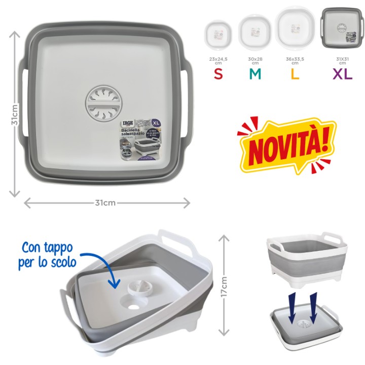 BFD BACINELLA SALVASPAZIO XL 31X31X17CM