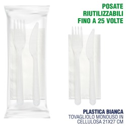 ADJ SET 3PZ FORCHETTA+COLTELLO+TOVAGLIOL