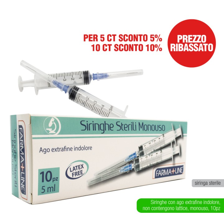 CAZ FARMALINE MC SIRINGHE STERILI 10PZ