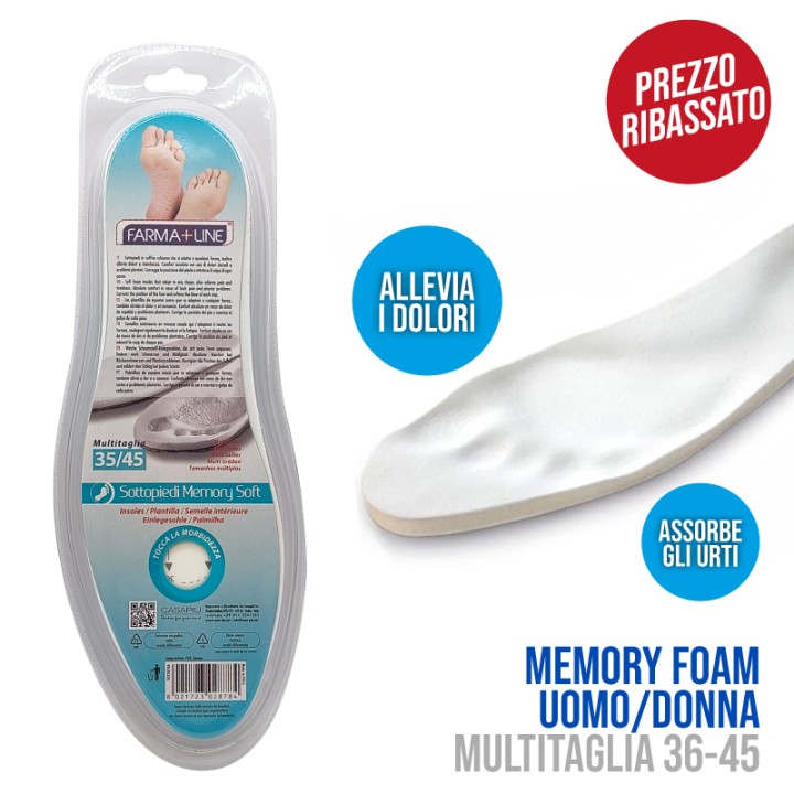 ADR SOTTOPIEDI MEMORY FOAM FEET FARMALI