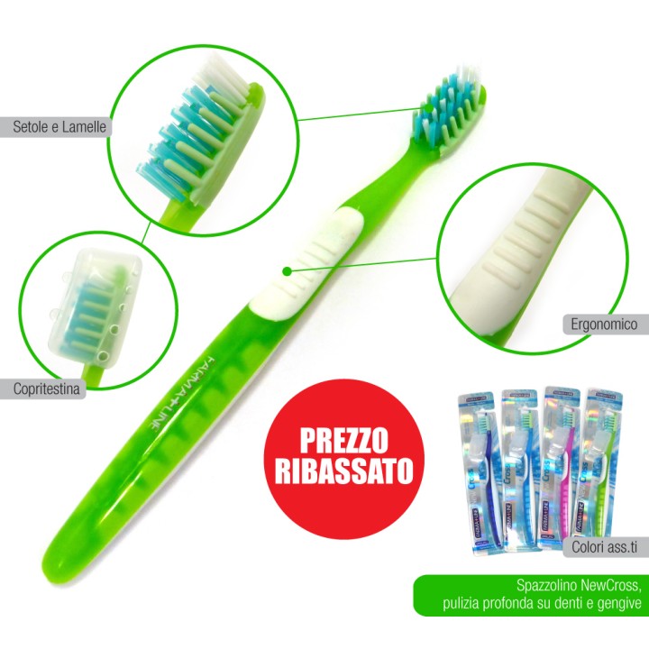 ABQ SPAZZOLINO DENTI NEW CROSS ORALPIU