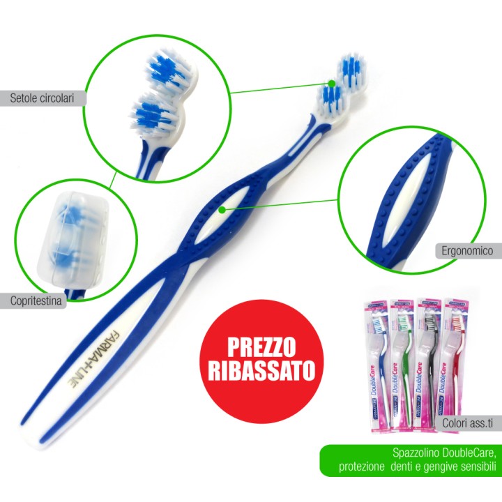 ABS SPAZZOLINO DENTI DOUBLECARE CAP
